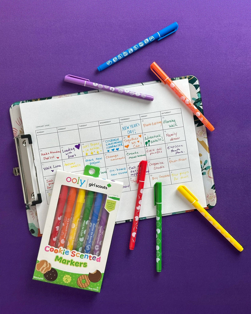 OOLY x Girl Scouts: Cookie Scented Gel Pens (Set of 6)