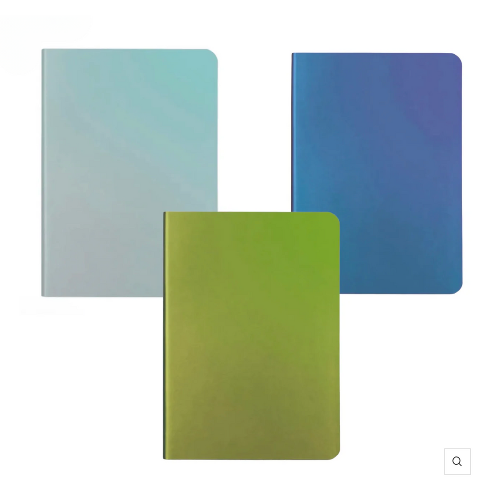 Iridescent Notebook - 5” x 7” Lined 80-Pg Soft Covered