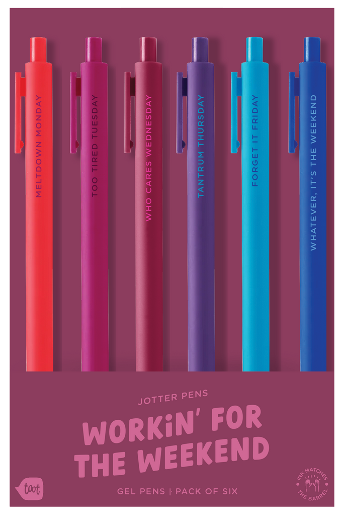 Jotter Sets - 6 pack (Top Sellers!!): What Day Is It?