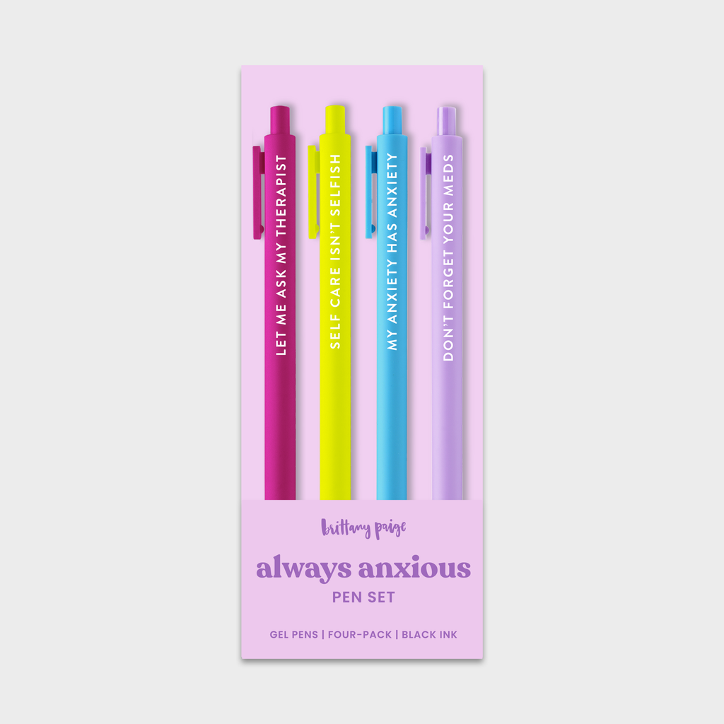 Always Anxious Anxiety Pen Set
