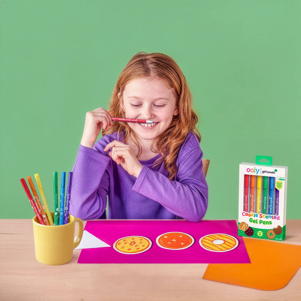 OOLY x Girl Scouts: Cookie Scented Gel Pens (Set of 6)