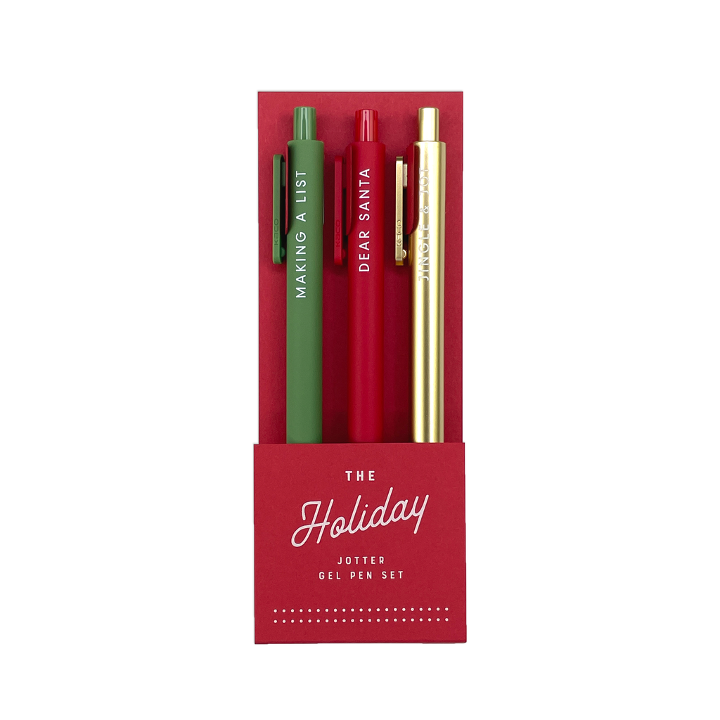 Holiday Jotter Gel Pen: Set of 3
