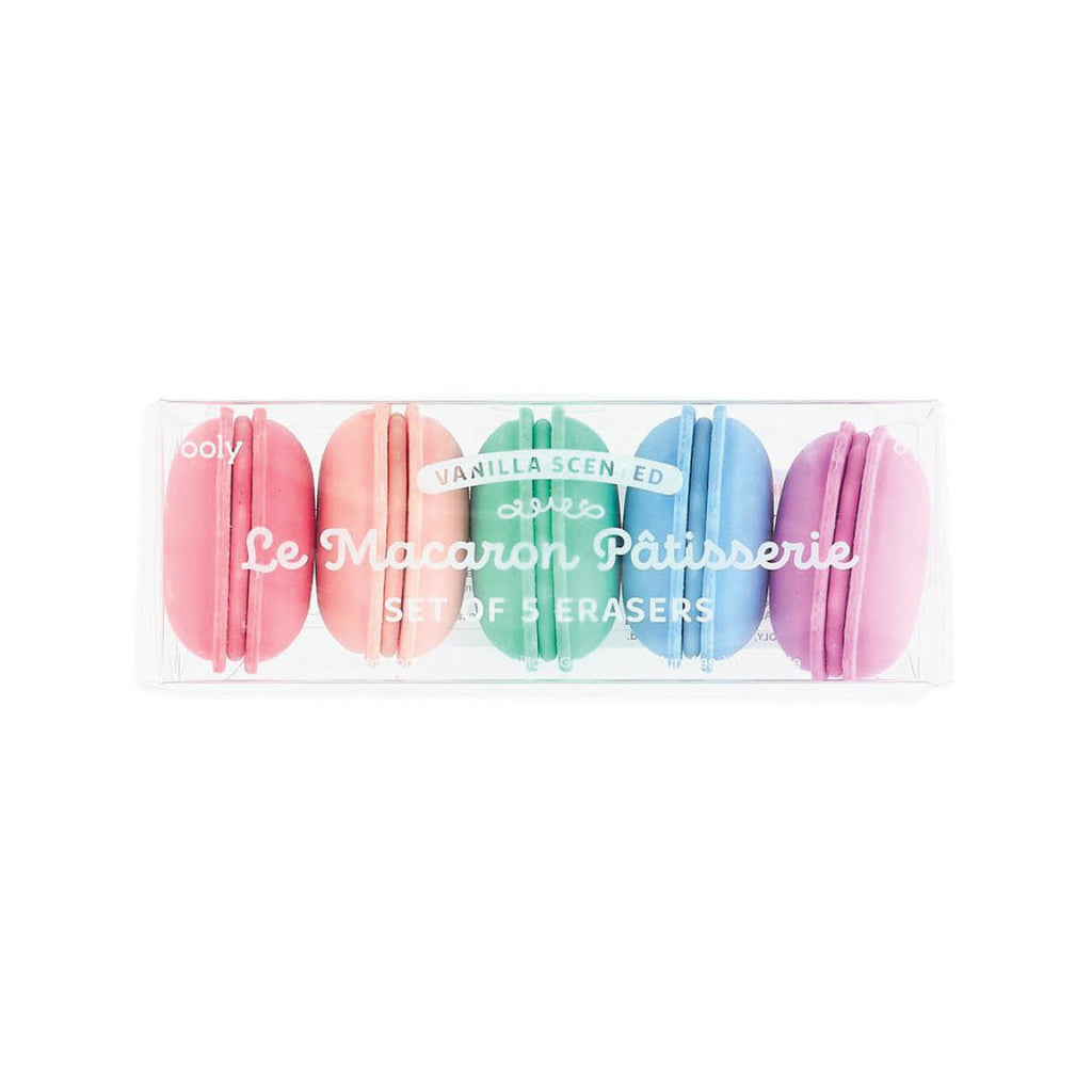 Le Macaron Patisserie Scented Erasers - Set of 5
