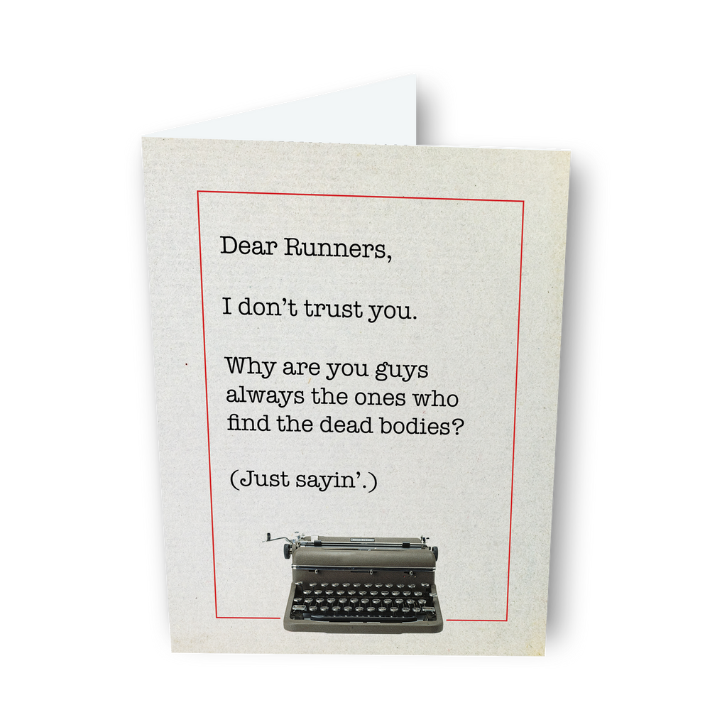 Dear Runners, a Dear Life Greeting Card