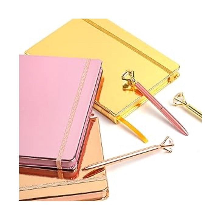 Metallic Journals with Matching Pen