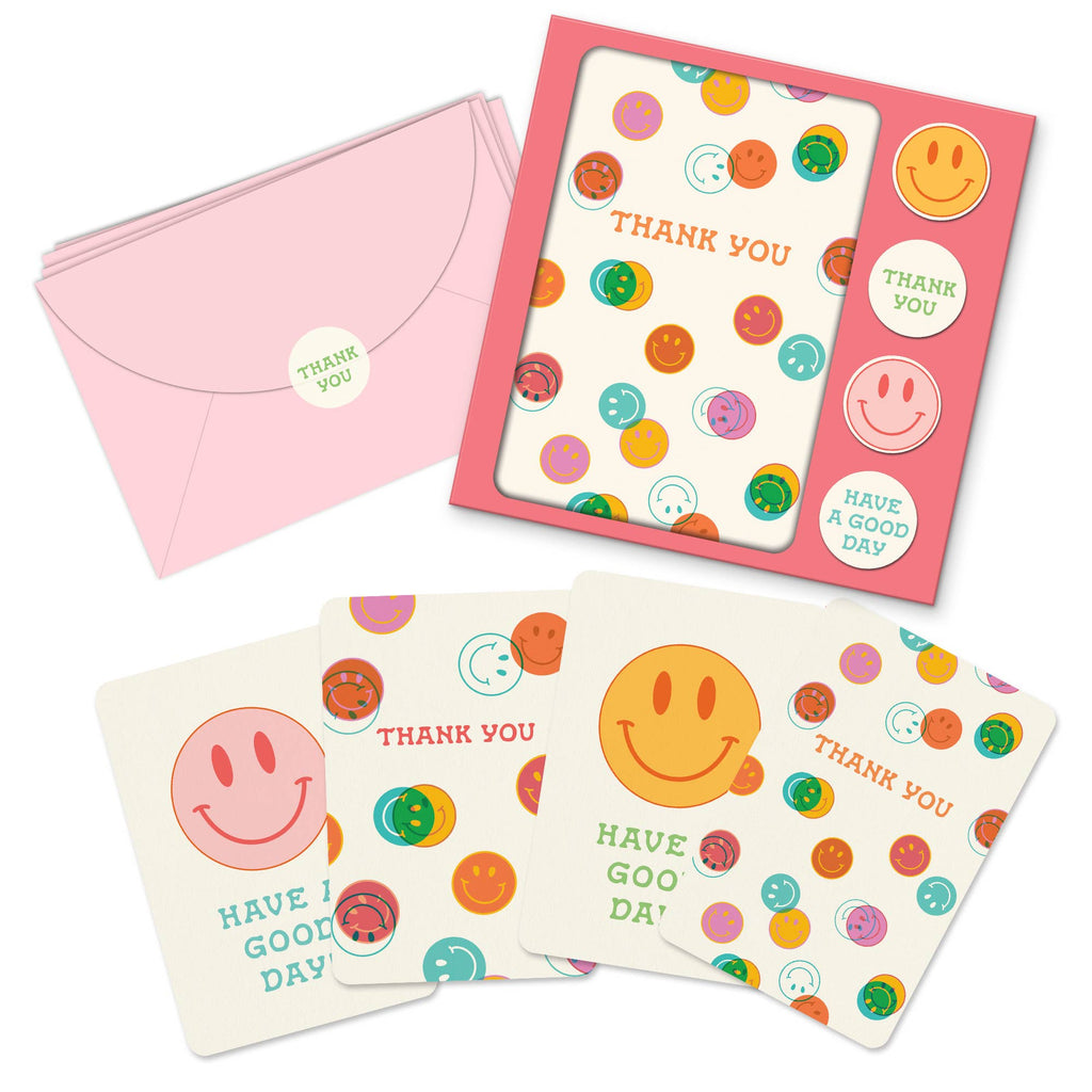 Be All Smiles Note Card Set with Stickers
