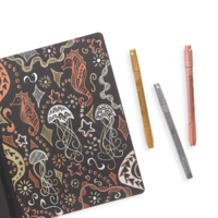 Modern Trio Dual Tip Metallic Markers - Set of 3