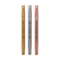 Modern Trio Dual Tip Metallic Markers - Set of 3