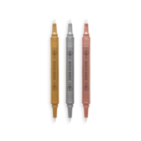 Modern Trio Dual Tip Metallic Markers - Set of 3