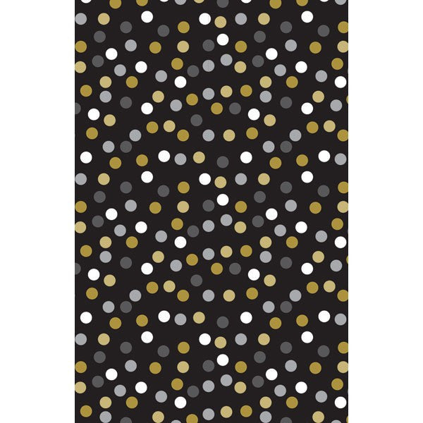 Confetti Black Tissue Paper
