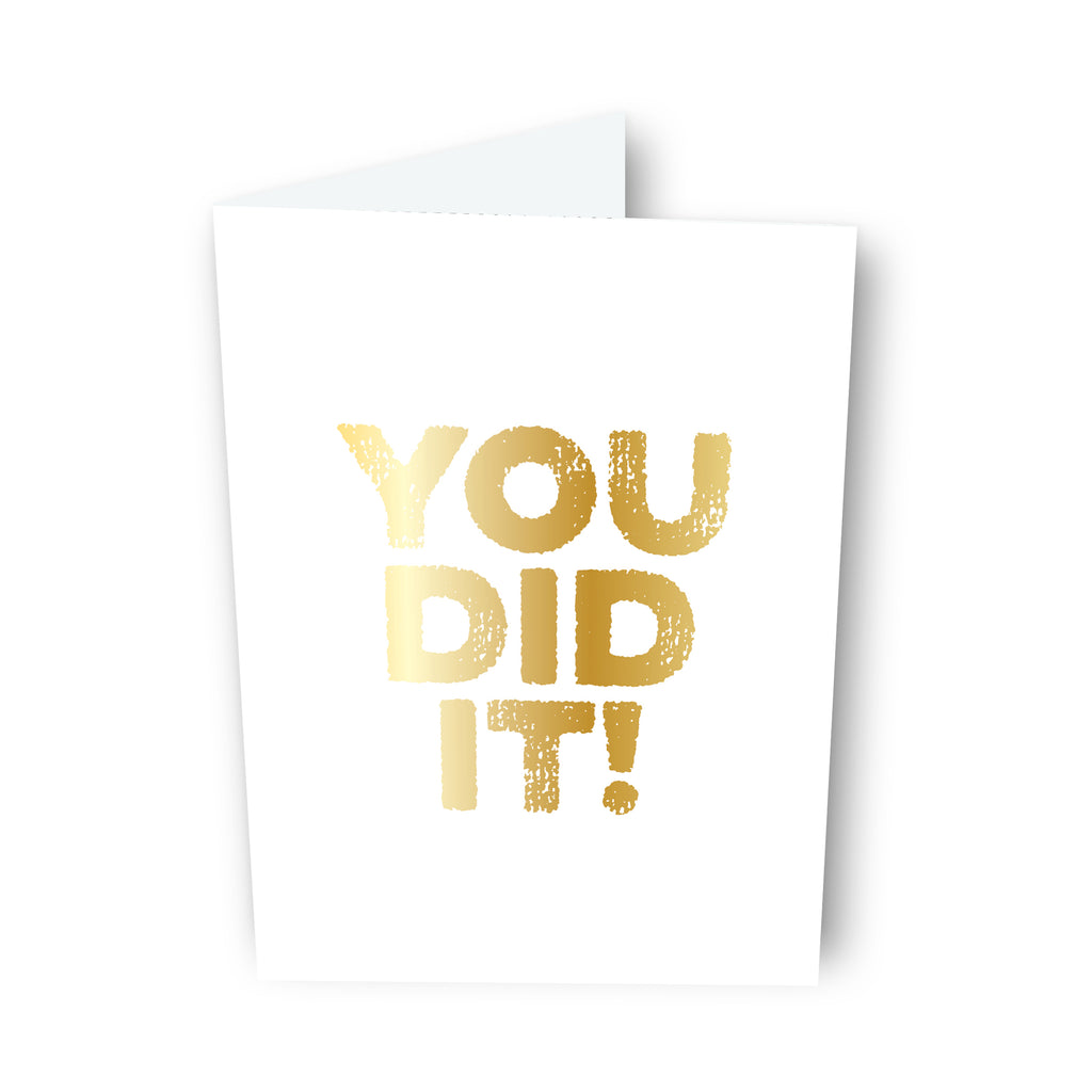 You Did It! Card