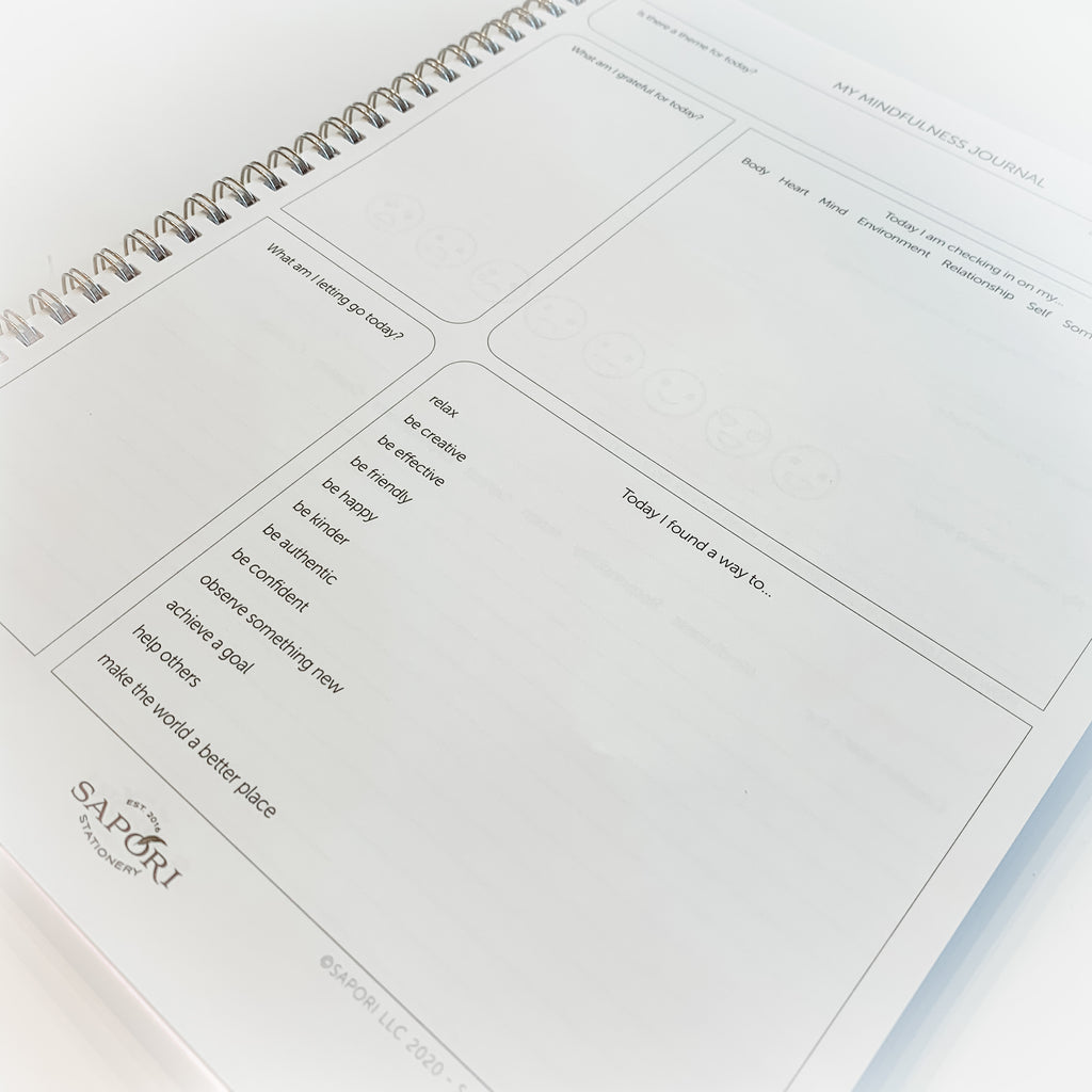 The Mindfulness Journal by Sapori