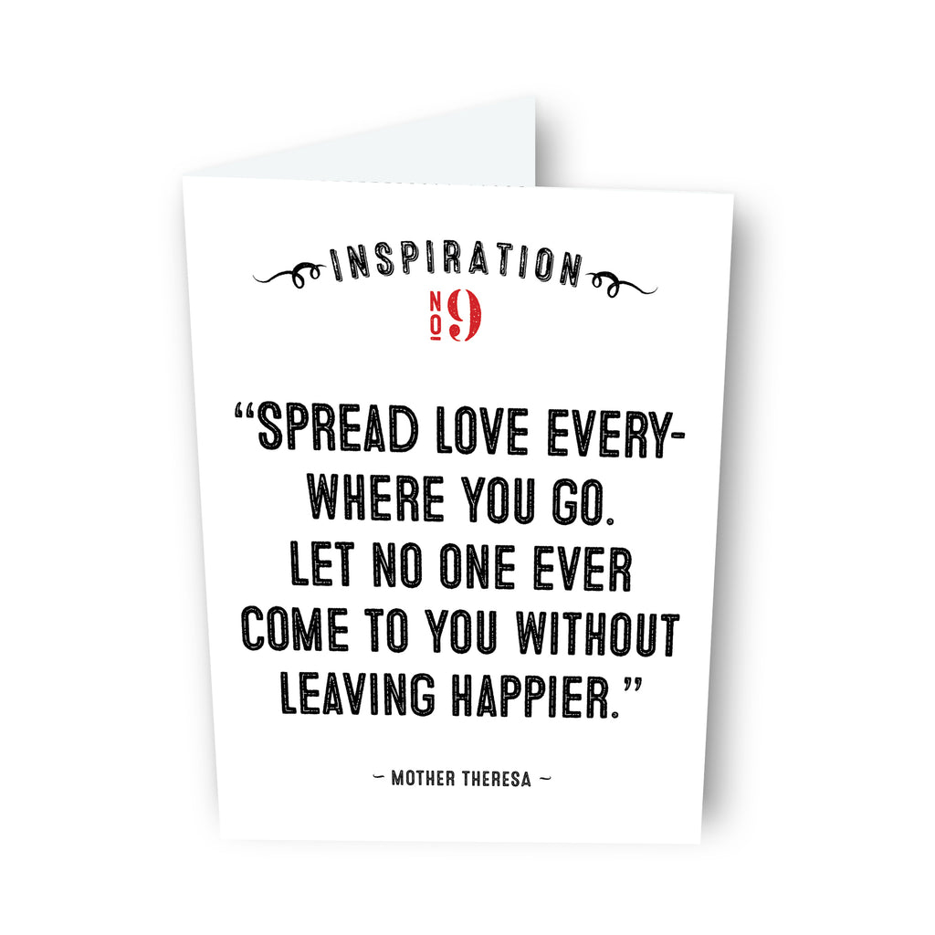 Spread Love by Mother Teresa Card No. 9
