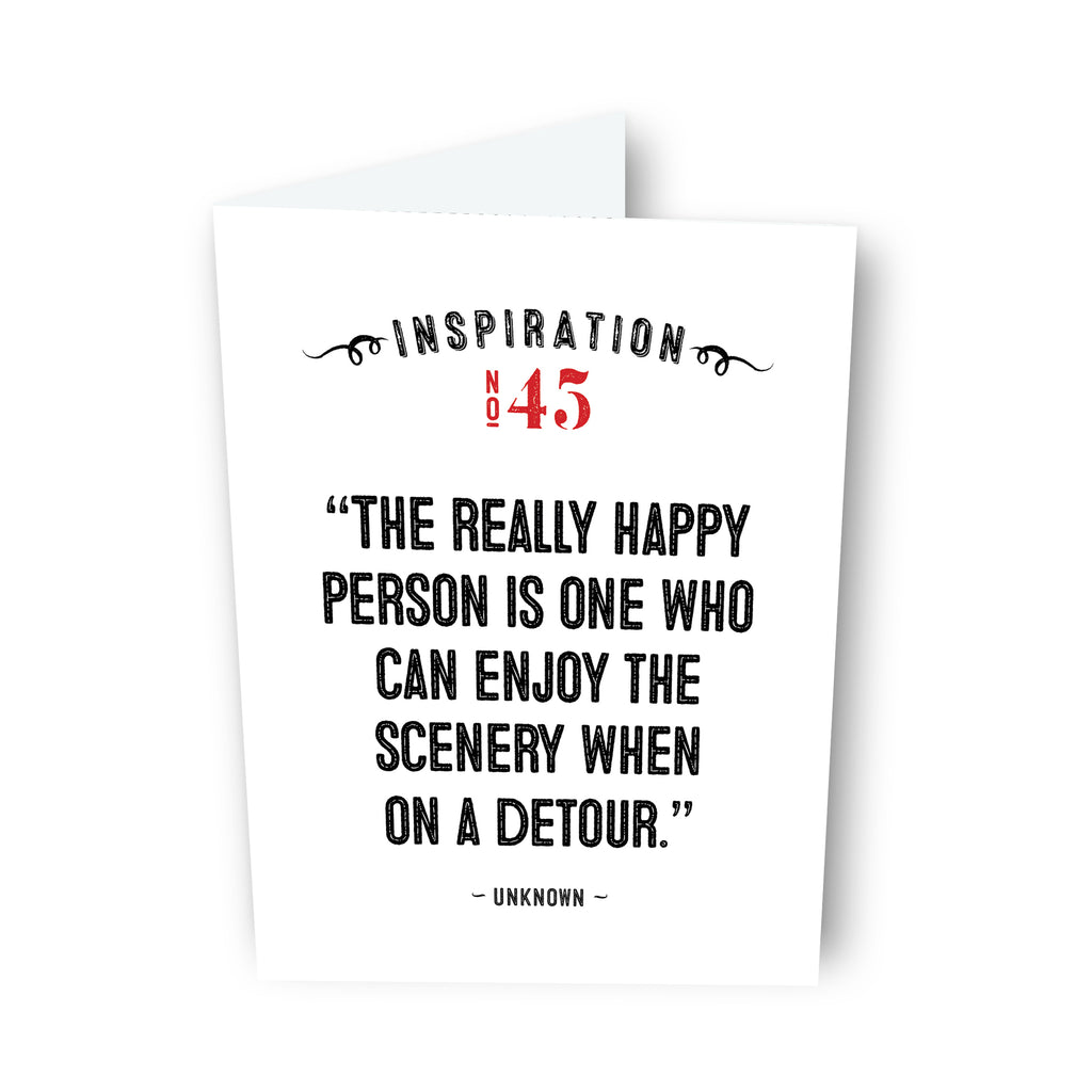 The Real Happy Person by Unknown Card No. 45