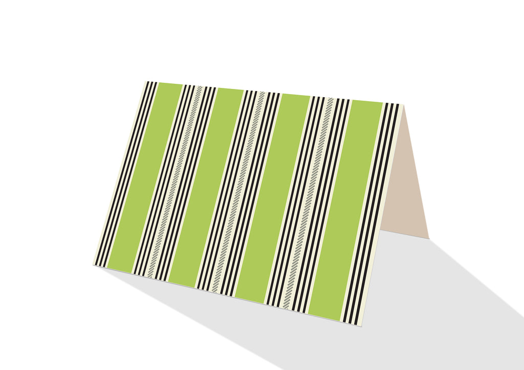 Pinstripe Brights Assorted (6 colors) Notecard Set