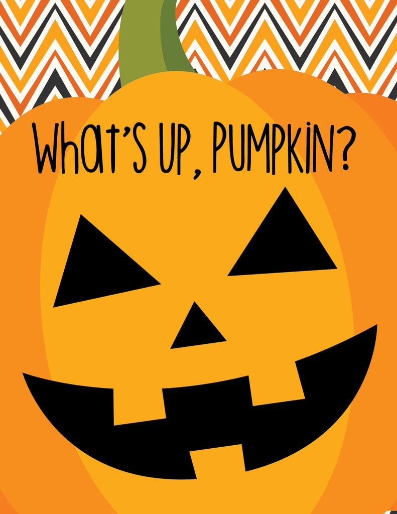 What's Up Pumpkin? Halloween Card