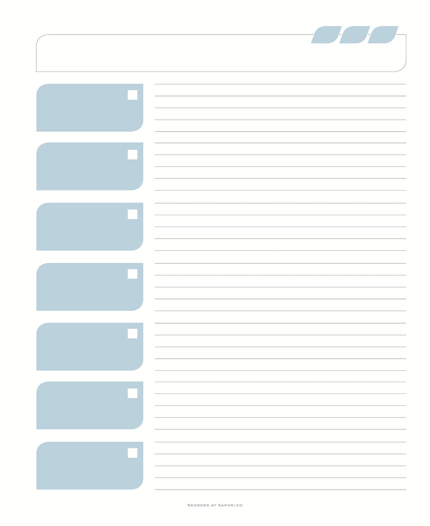 IdeaBook Planner by Sapori