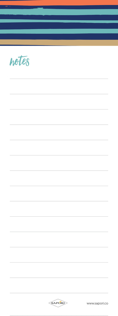 Beach Time Note Pads (Set of 3)