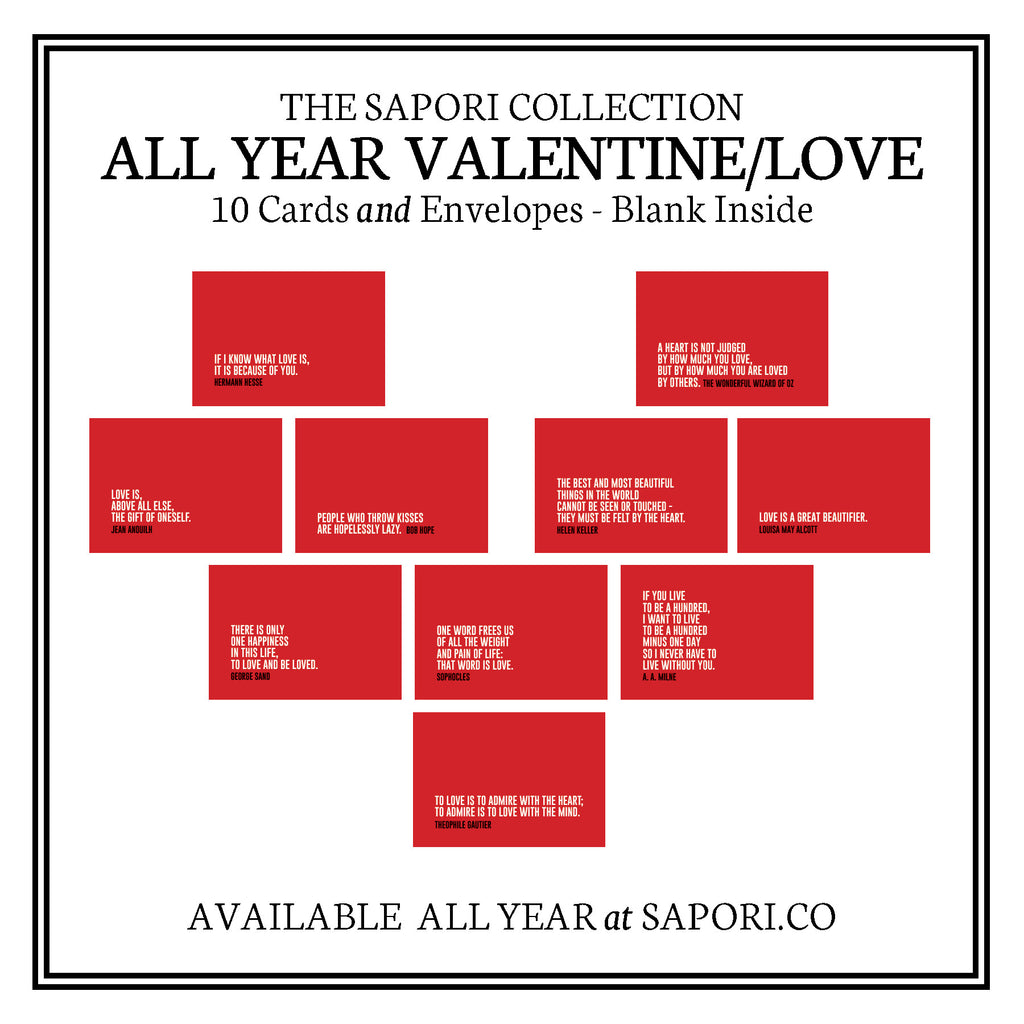 Sapori All Year Love Collection - Set of 10
