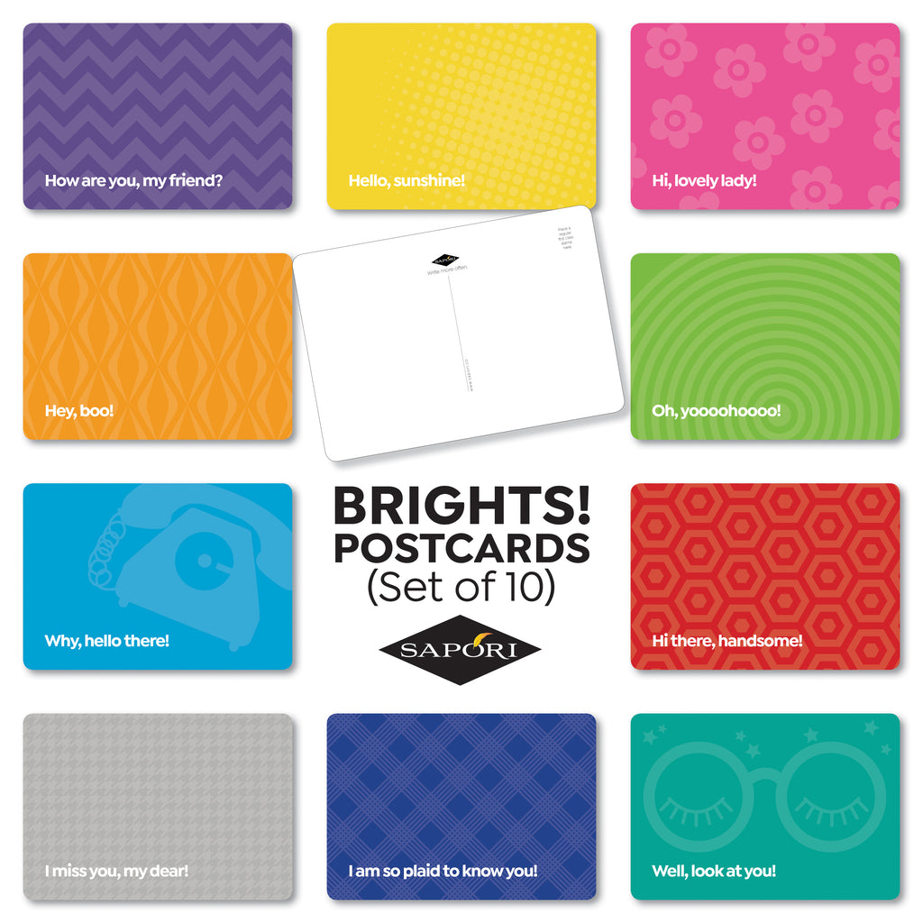 HiYa Brights! Postcards (Set of 10)