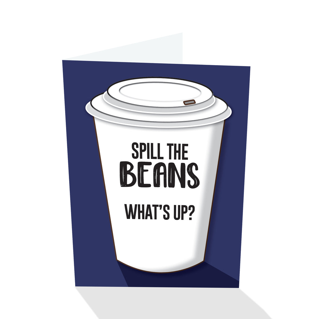 "Spill the Beans" Notecard
