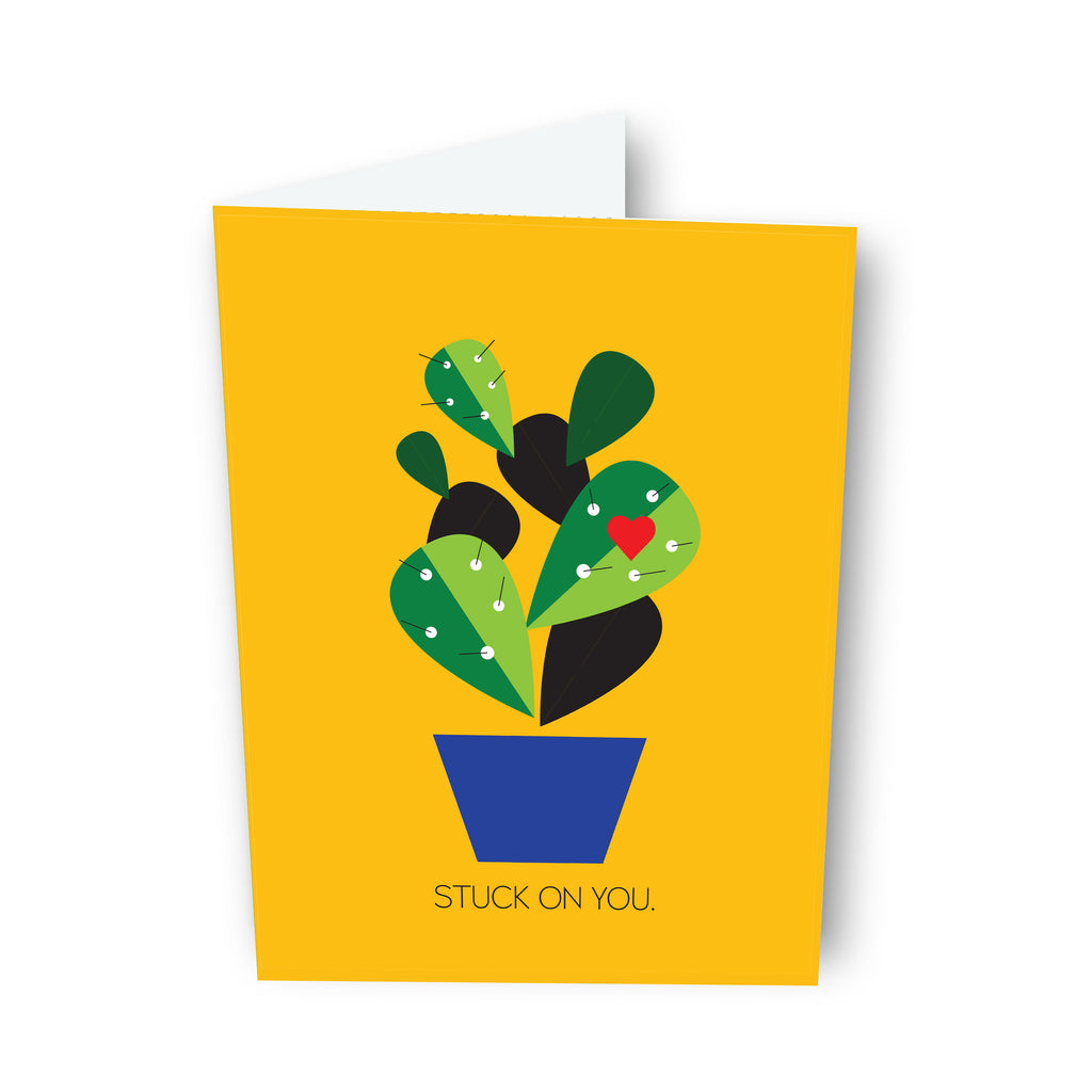 Stuck On You. Card
