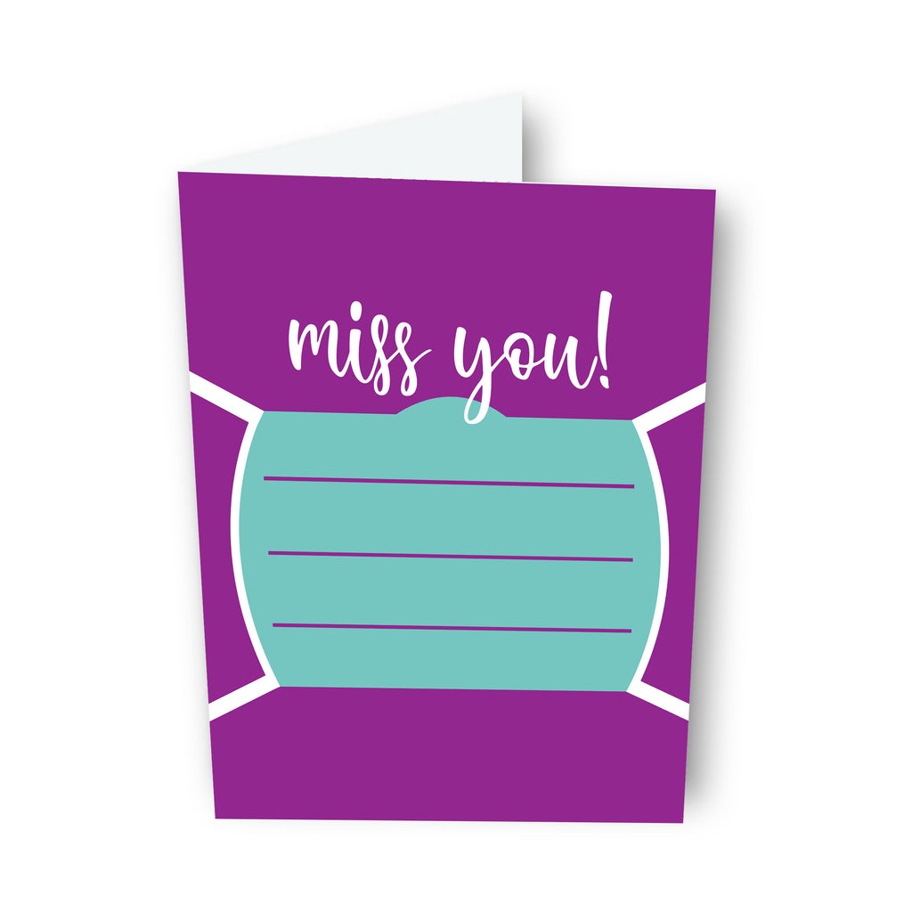 Miss You! (Masked) Card
