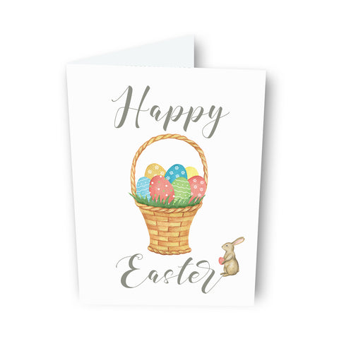 Easter Egg Basket Card