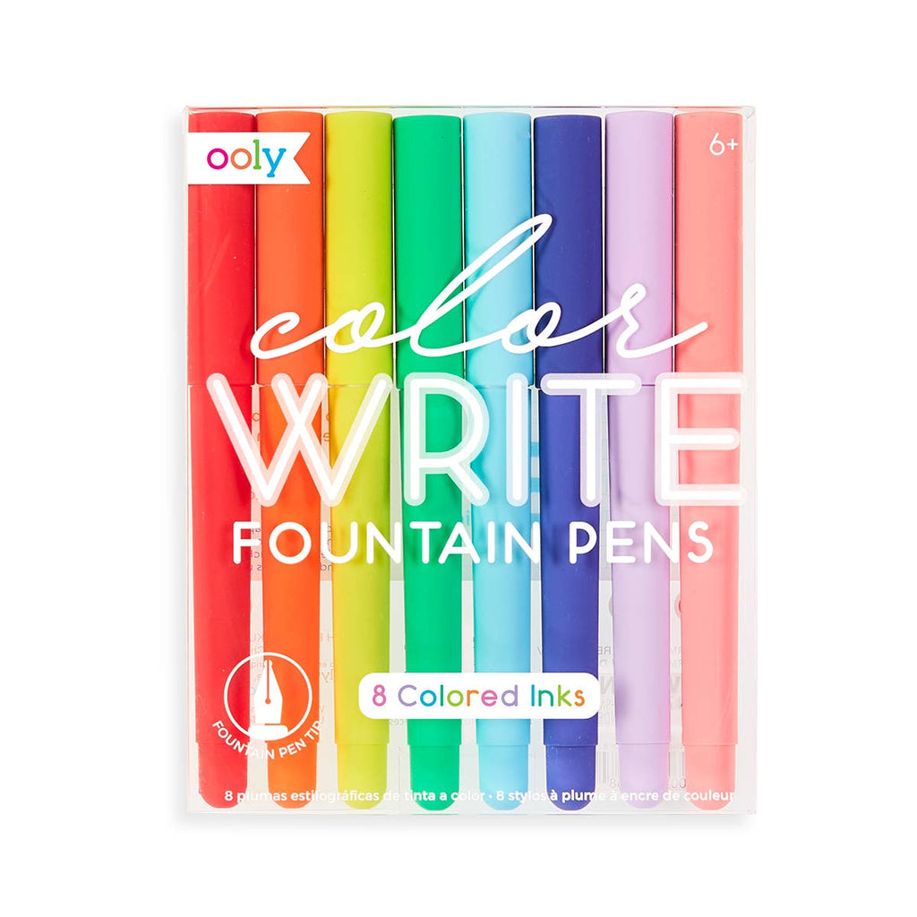 Color Write Fountain Pens - Set of 8 – Sapori Stationery