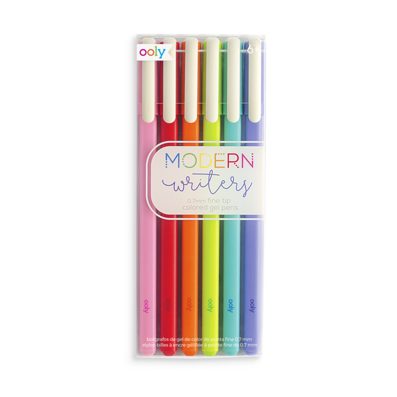 Modern Writers Colored Gel Pens - Set of 6