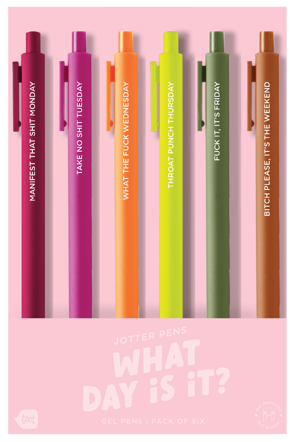 Jotter Sets - 6 pack (Top Sellers!!): What Day Is It?