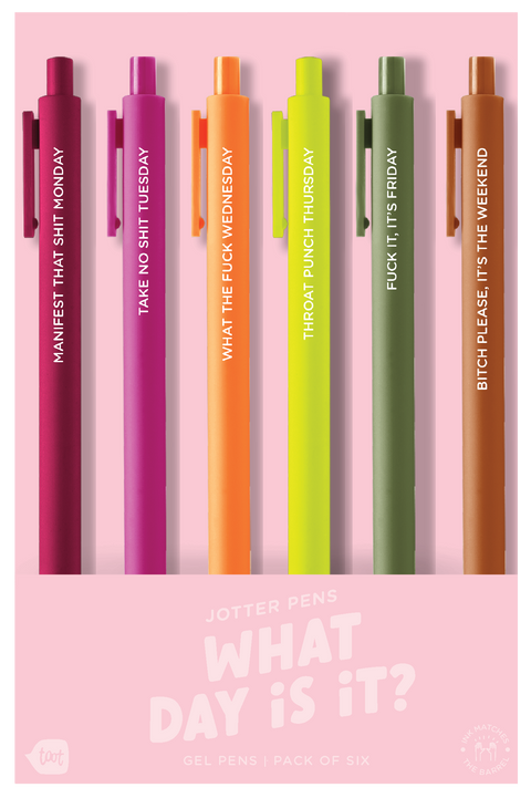 Jotter Sets - 6 pack (Top Sellers!!): What Day Is It?