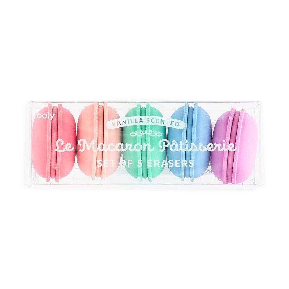 Le Macaron Patisserie: Vanilla Scented Puzzle Erasers (Set o