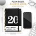 2027 Édition Collection - Weekly & Monthly & Yearly Spiral Planner with Notebook, Index Tabs and more!