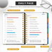 2027 Édition Collection - Weekly & Monthly & Yearly Spiral Planner with Notebook, Index Tabs and more!