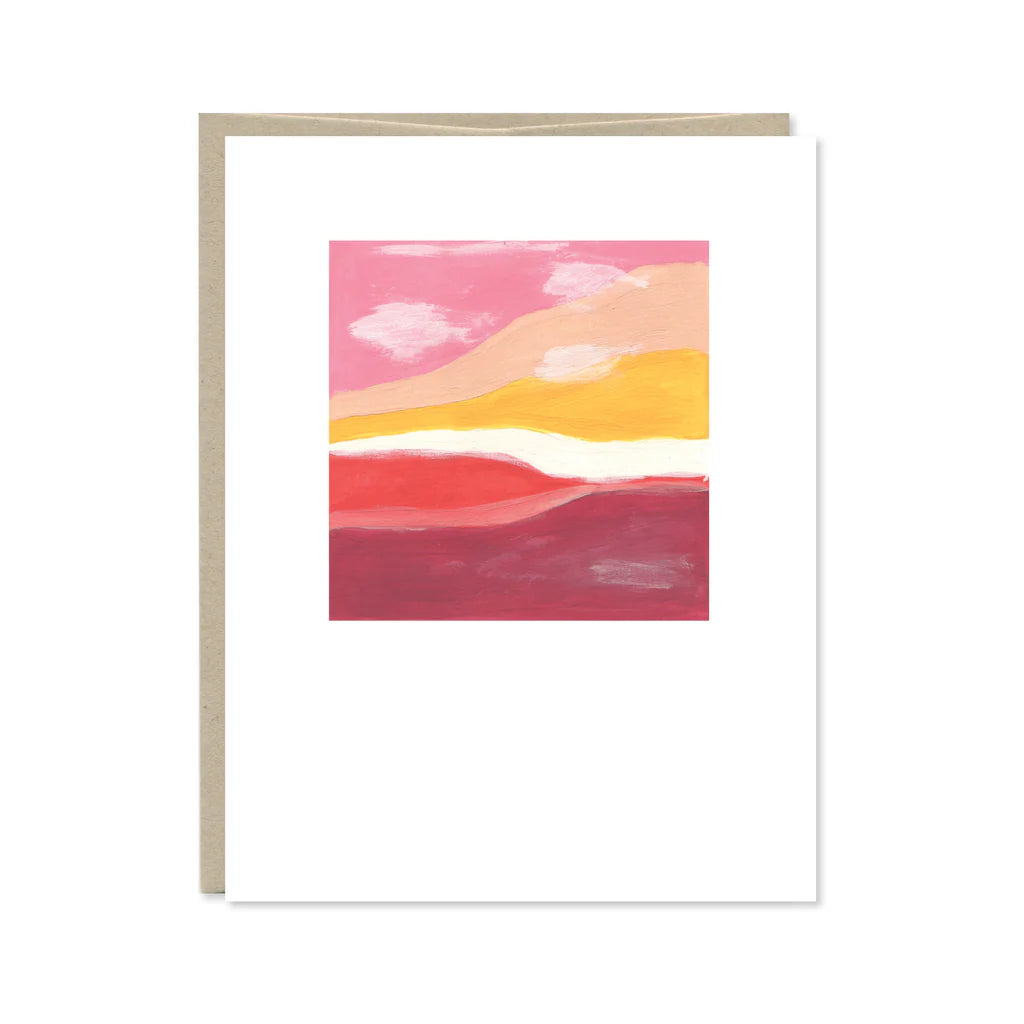 Painted Desert Blank Greeting Card by Row House 14