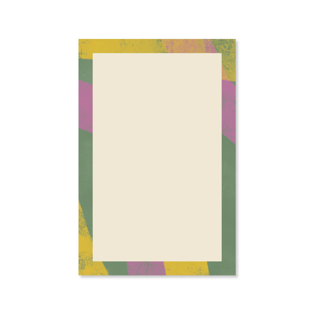Sequoia + Citrus Abstract Notepad by Row House 14