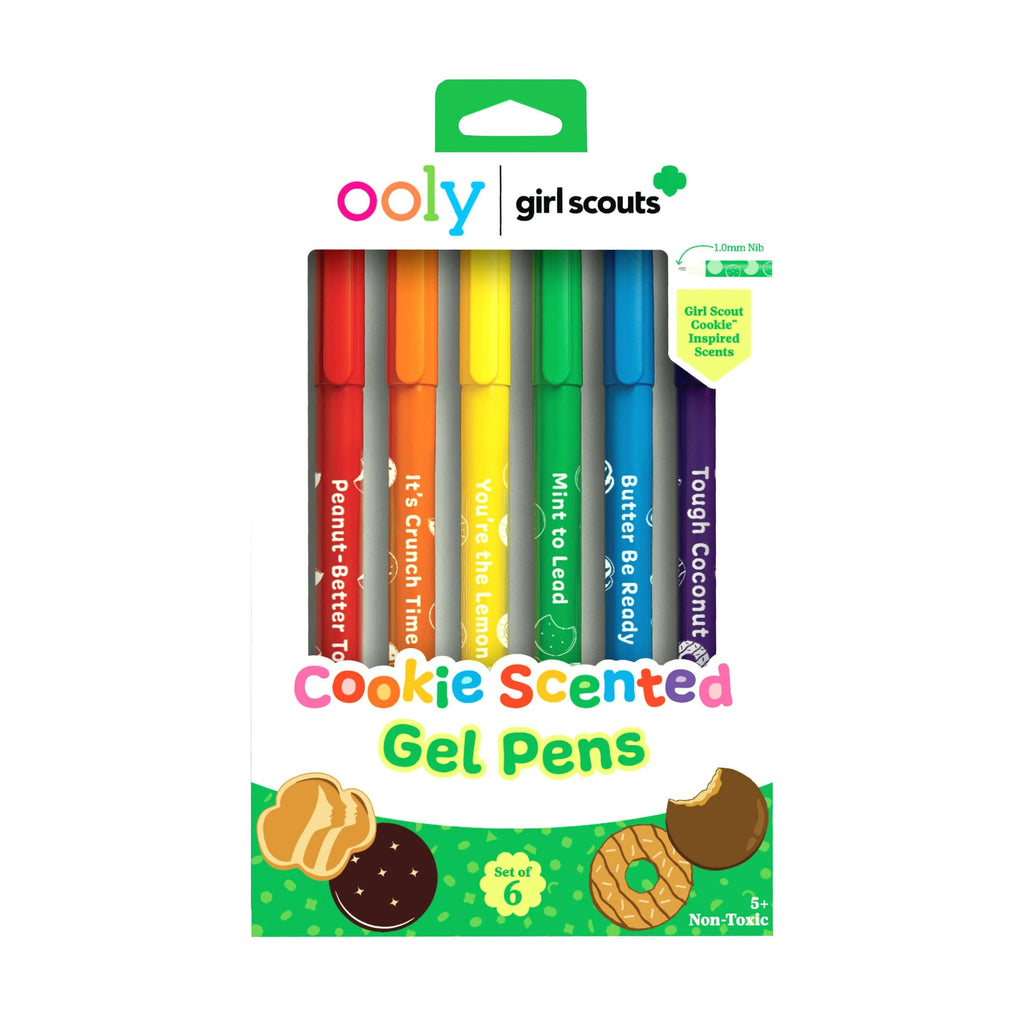 OOLY x Girl Scouts: Cookie Scented Gel Pens (Set of 6)
