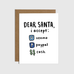 Dear Santa Holiday Card