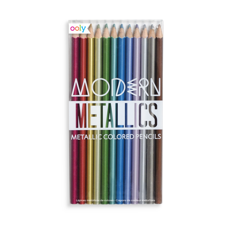 Modern Metallics Colored Pencils - Set of 12 – Sapori Stationery