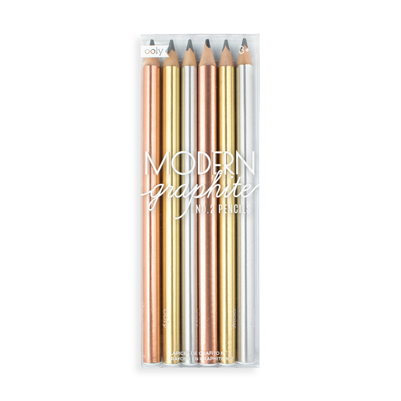 Modern Graphite Pencils - Set of 6