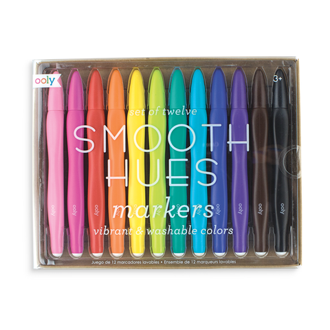 Smooth Hues Markers - Set of 12