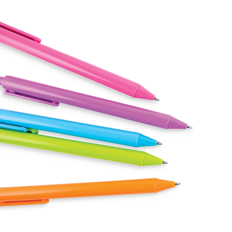 Bright Writers Colored Ballpoint Pens - Set of 10 – Sapori Stationery