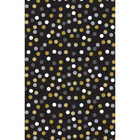 Confetti Black Tissue Paper