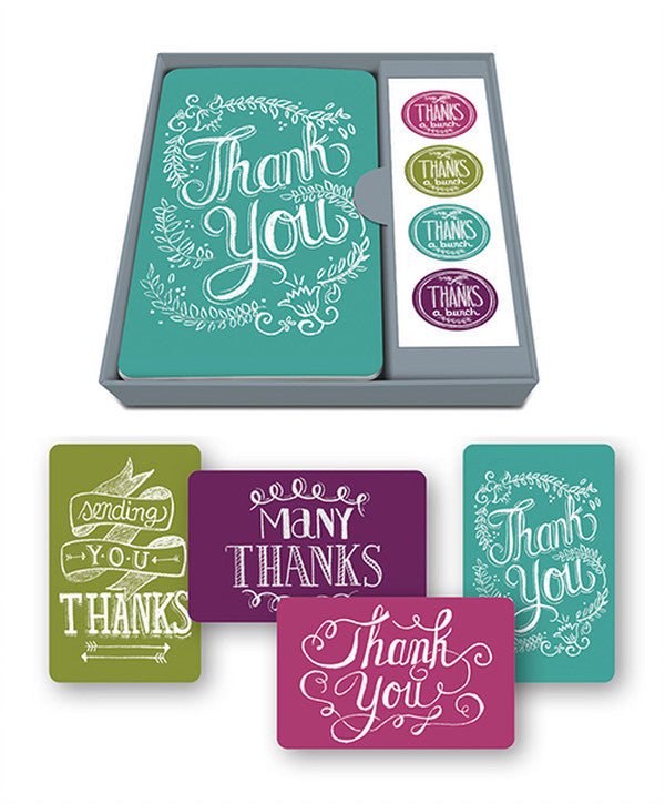 Chalkboard Thank You Note Card Set