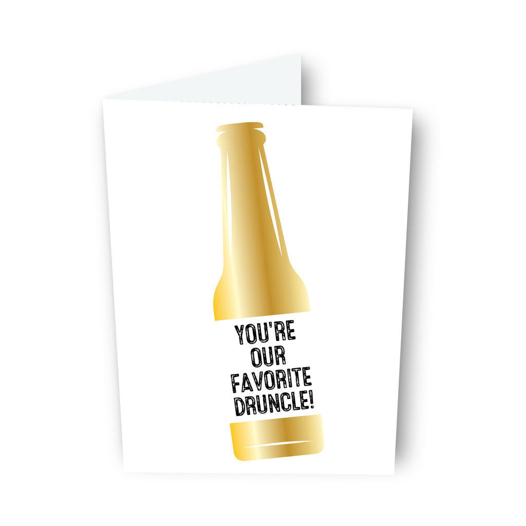 Druncle Beer Card