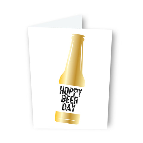 Hoppy Beer Day Beer Card