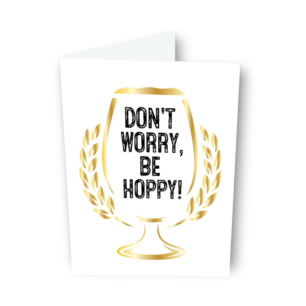 Be Hoppy Beer Card