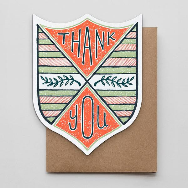 Thank You - Laurel Badge