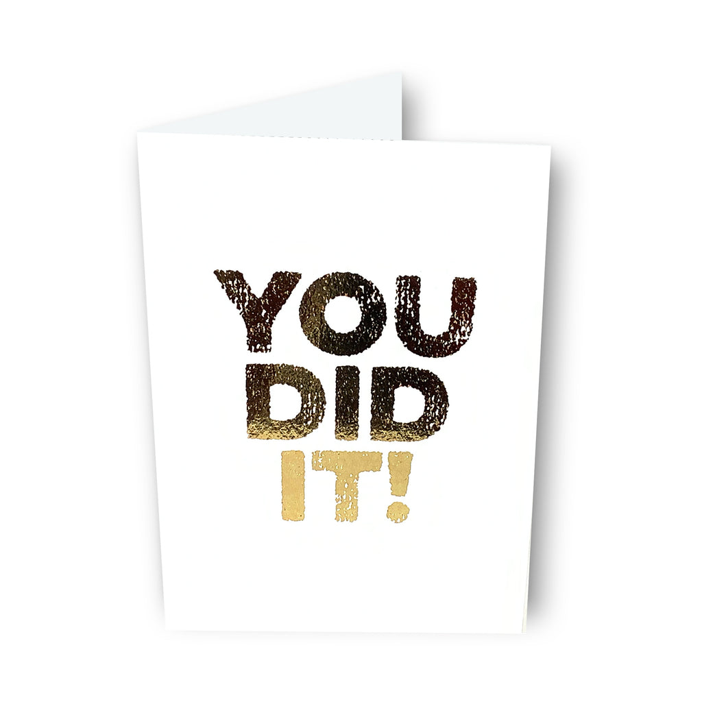 You Did It! Card